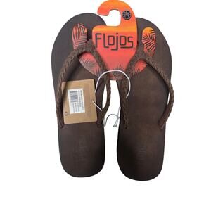 NWT Flojos Sky Flip Flops Women's Size 10